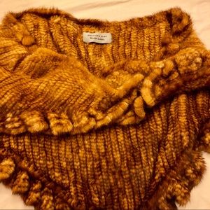 Genuine mink fur tippet!